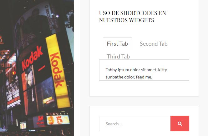 Cómo usar shortcodes en los widgets de nuestro WordPress