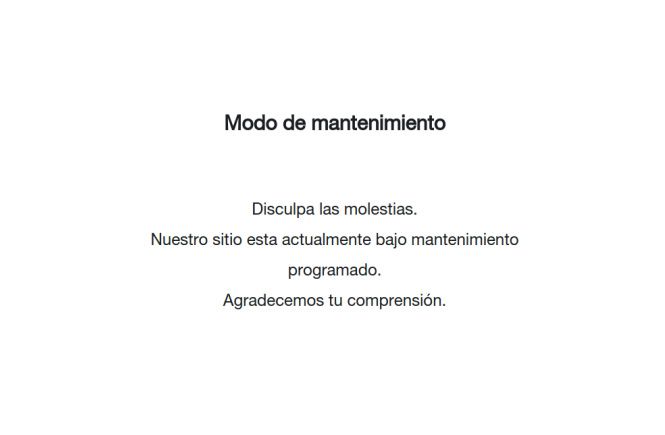 Activar el modo mantenimiento en tu WordPress