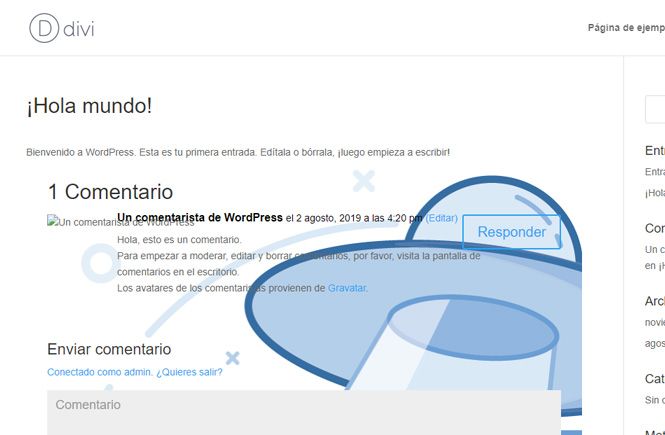 Resultado de cómo añadir una imagen como fondo en cualquier sitio de nuestra web