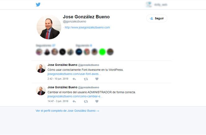 Asegúrate de que tu id de Tweeter es realmente el tuyo